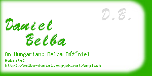 daniel belba business card